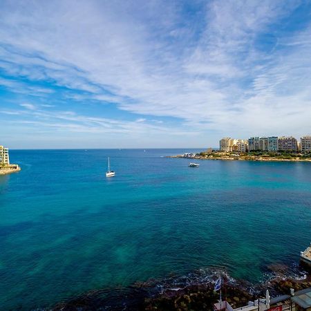 Spinola Bay Top Floor Seafront 3 Bedroom Apartment With Panoramic Sea Views - By Getawaysmalta Saint Julian's 外观 照片