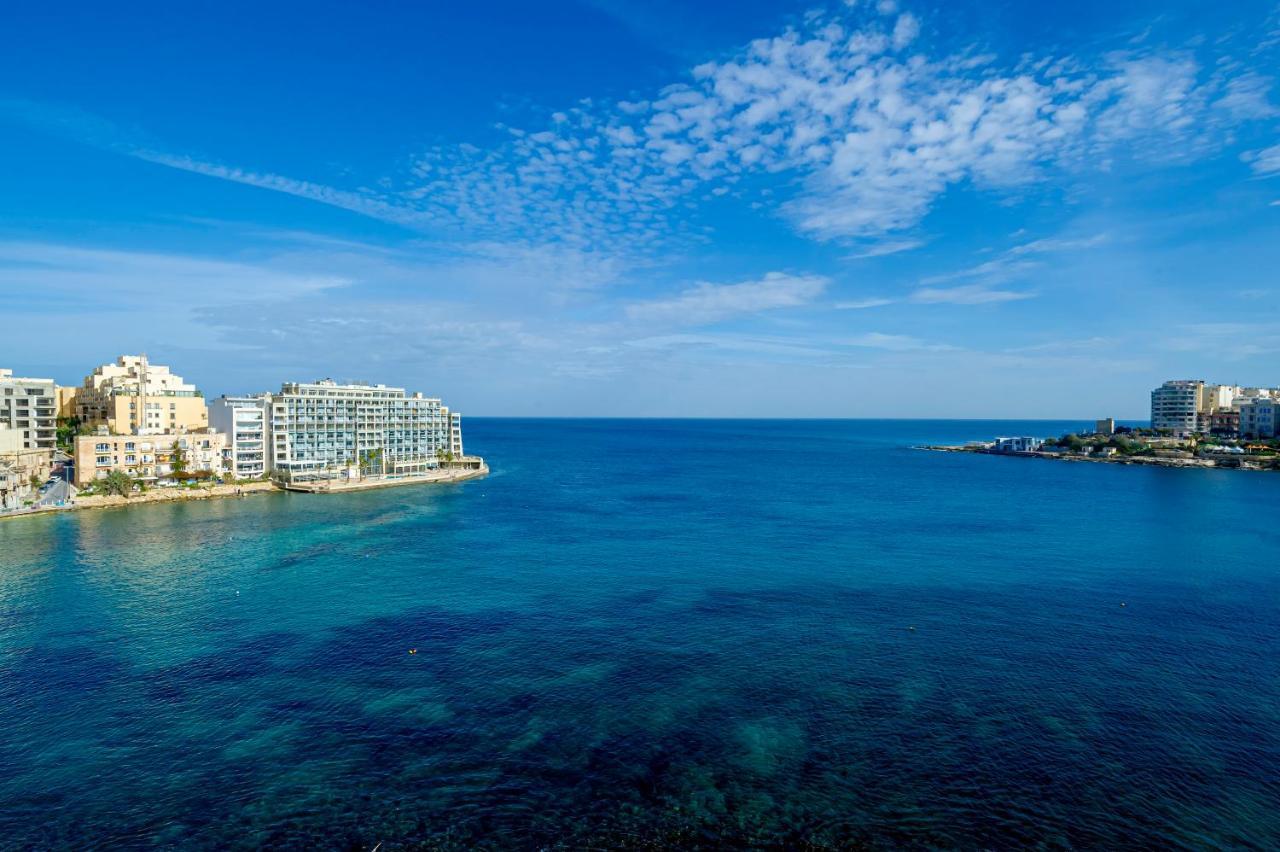 Spinola Bay Top Floor Seafront 3 Bedroom Apartment With Panoramic Sea Views - By Getawaysmalta Saint Julian's 外观 照片