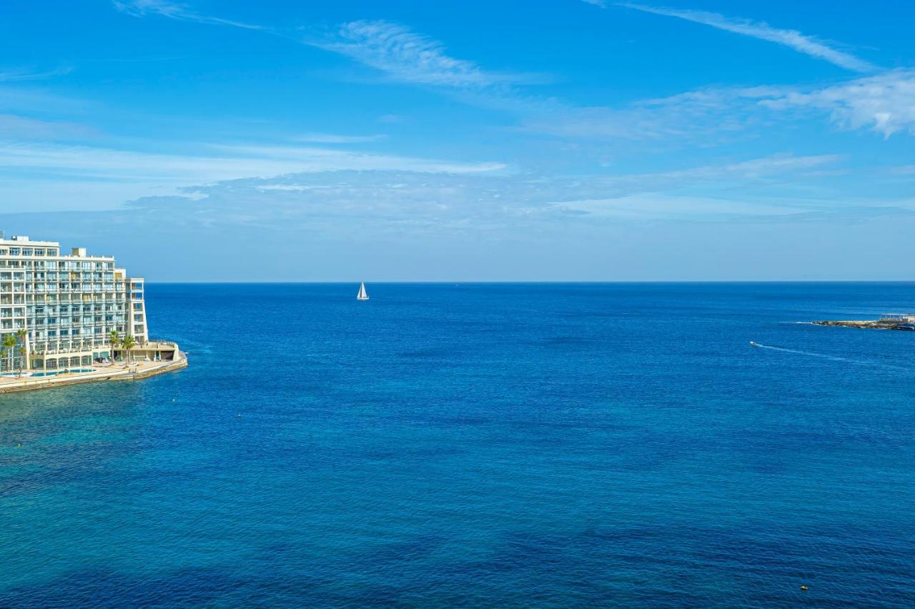 Spinola Bay Top Floor Seafront 3 Bedroom Apartment With Panoramic Sea Views - By Getawaysmalta Saint Julian's 外观 照片