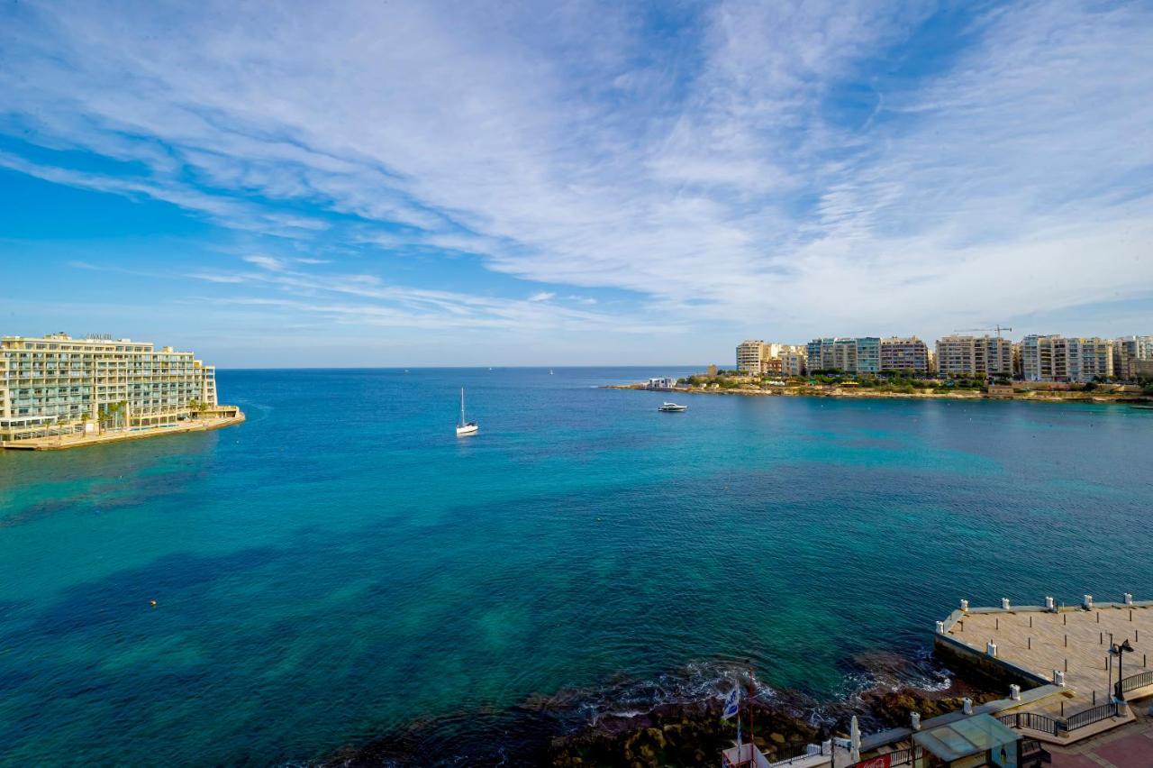 Spinola Bay Top Floor Seafront 3 Bedroom Apartment With Panoramic Sea Views - By Getawaysmalta Saint Julian's 外观 照片