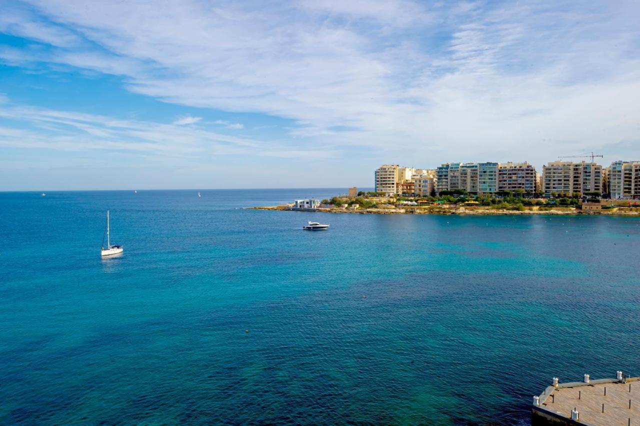 Spinola Bay Top Floor Seafront 3 Bedroom Apartment With Panoramic Sea Views - By Getawaysmalta Saint Julian's 外观 照片