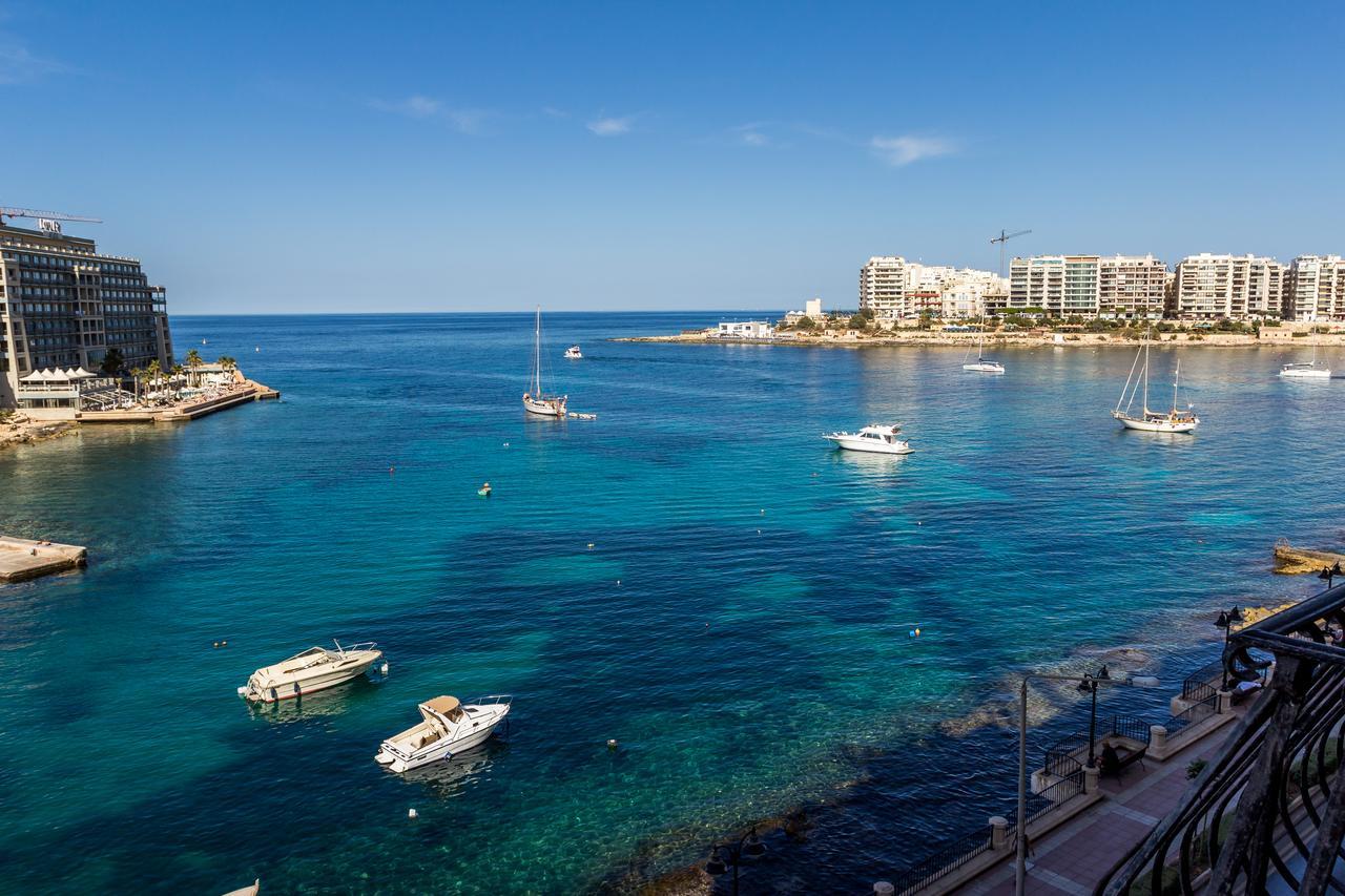 Spinola Bay Top Floor Seafront 3 Bedroom Apartment With Panoramic Sea Views - By Getawaysmalta Saint Julian's 外观 照片