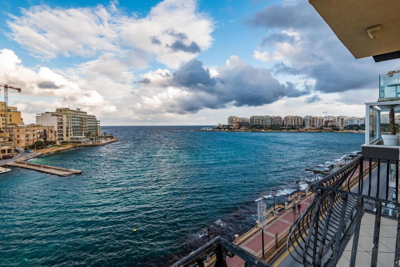 Spinola Bay Top Floor Seafront 3 Bedroom Apartment With Panoramic Sea Views - By Getawaysmalta Saint Julian's 外观 照片