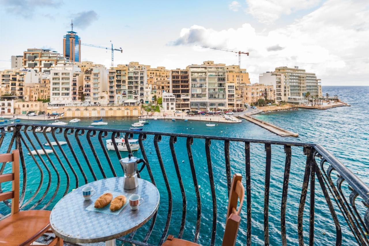 Spinola Bay Top Floor Seafront 3 Bedroom Apartment With Panoramic Sea Views - By Getawaysmalta Saint Julian's 外观 照片