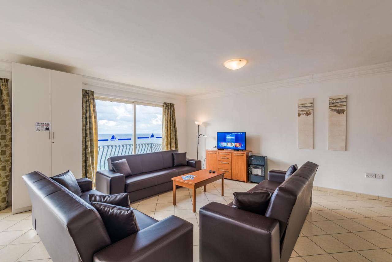 Spinola Bay Top Floor Seafront 3 Bedroom Apartment With Panoramic Sea Views - By Getawaysmalta Saint Julian's 外观 照片